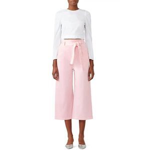Tara Jarmon Cropped Culottes Wide Leg Pants Size 38